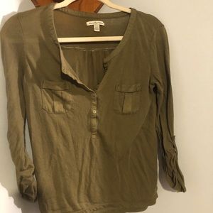 American Eagle Dark Green Shirt
